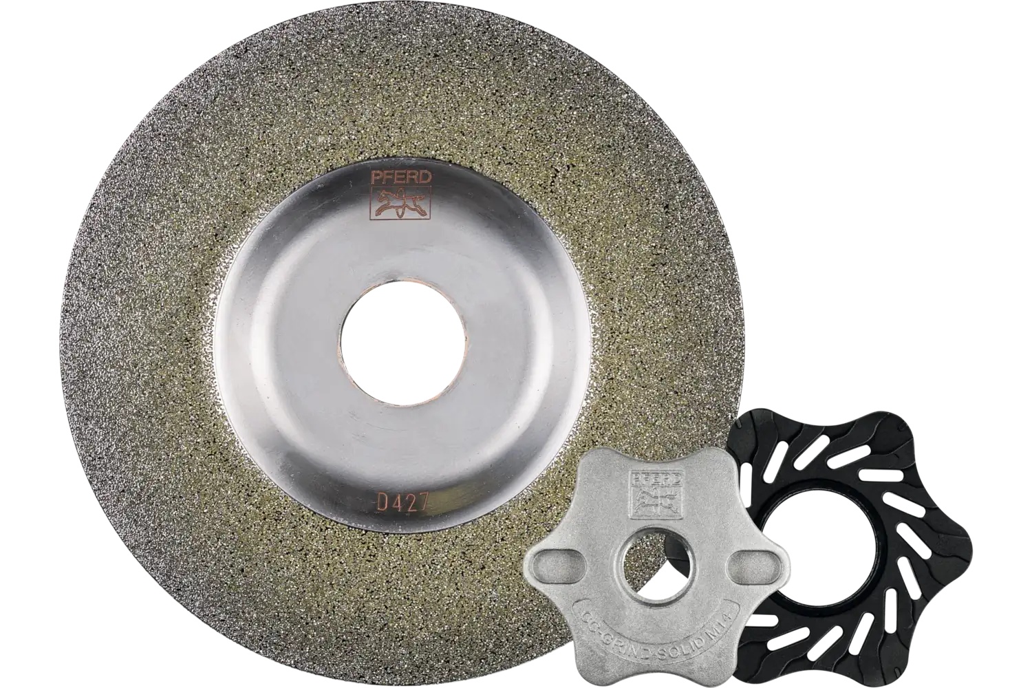 Picture of Pferd Diamond Grinding Disc, CC-Grind-Solid Diamond, 4-1/2" x 7/8", Very Coarse D852